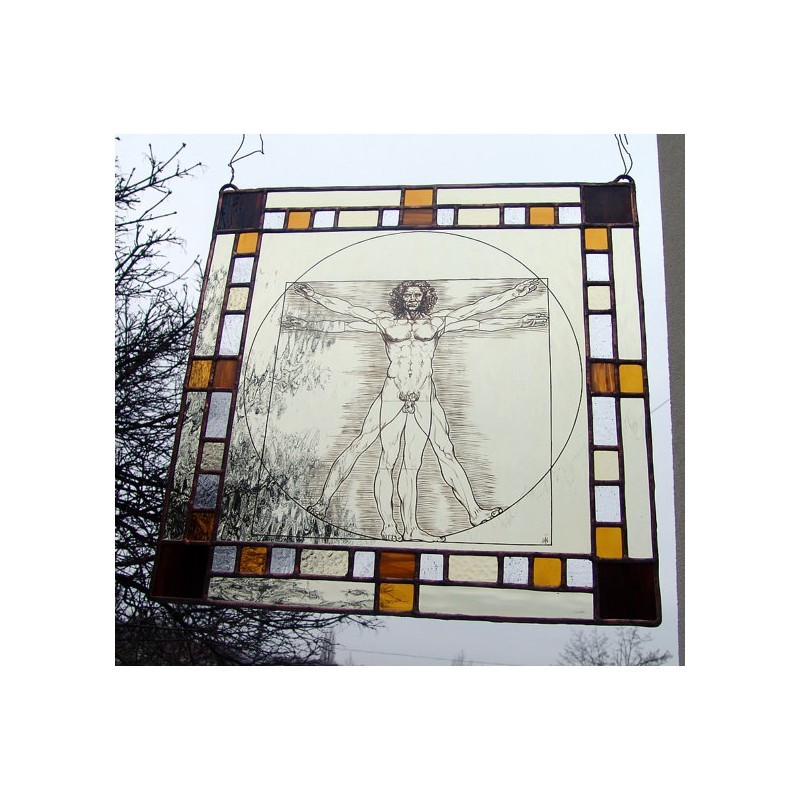 VYPRODÁNO - Leonardo da Vinci - Vitruvian Man