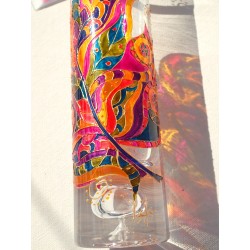 Váza Ptáček a Kytice