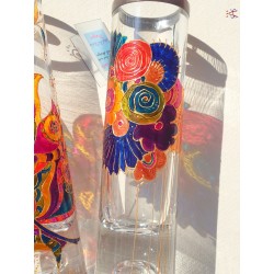 Váza Ptáček a Kytice