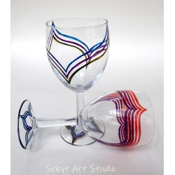 Sada 2 vinných skleniček