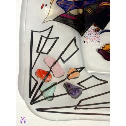 Talíř inspirován Joan Miró